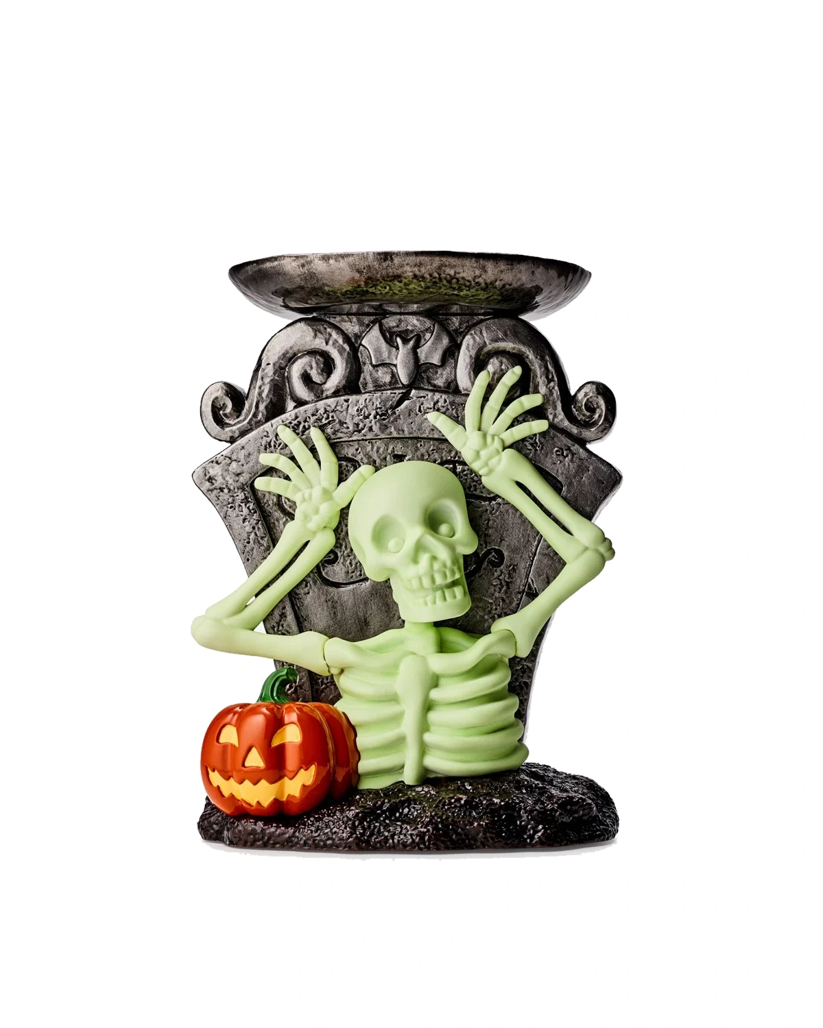 Glow in the Dark Skeleton Boo! Büyük Mumluk